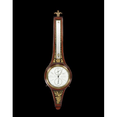 A mahogany royal pattern barometer